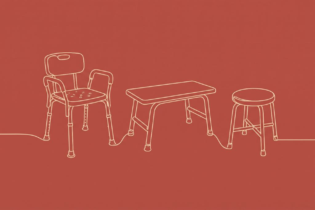Badstoel, douchebank of badkruk? Gids voor de juiste keuze - Nordic Aids Group
