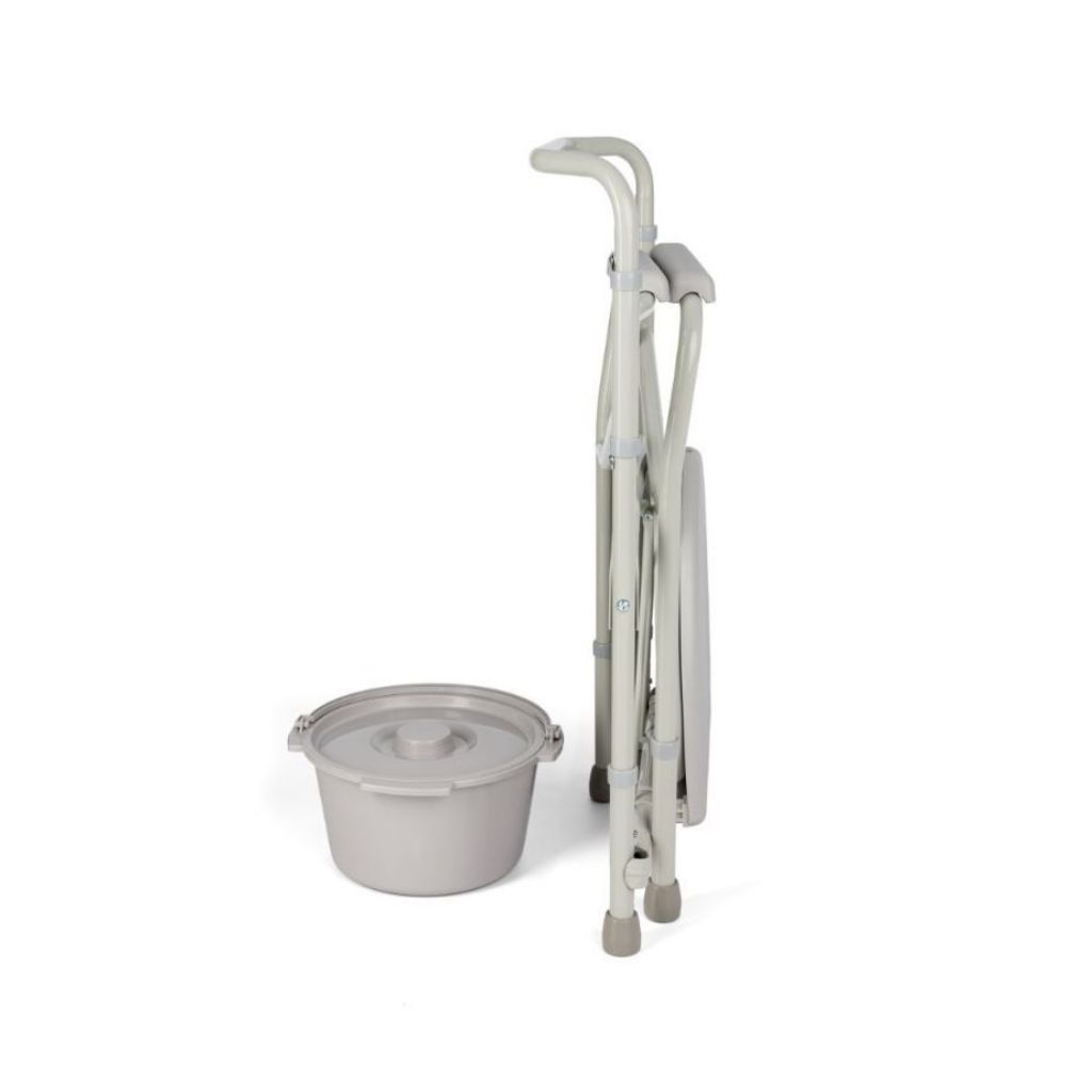 Basic opvouwbare toiletstoel / bekkenstoel