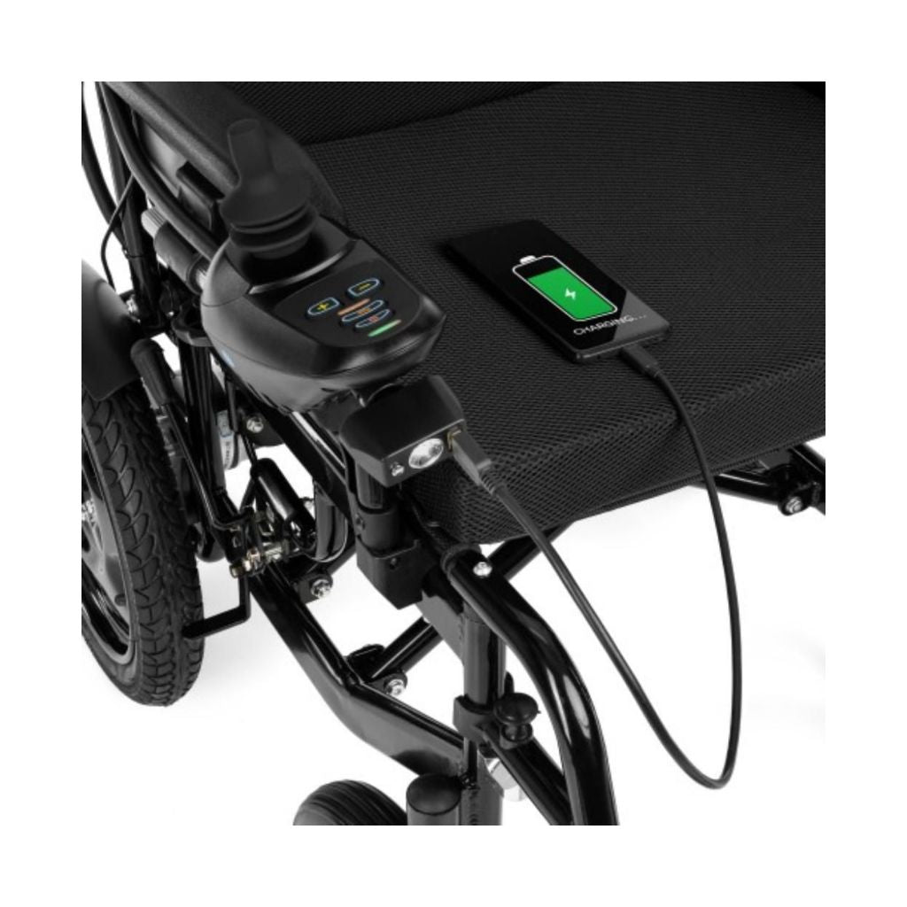 POWER TIM elektrische rolstoel incl. joystick voor begeleider | TIMAGO