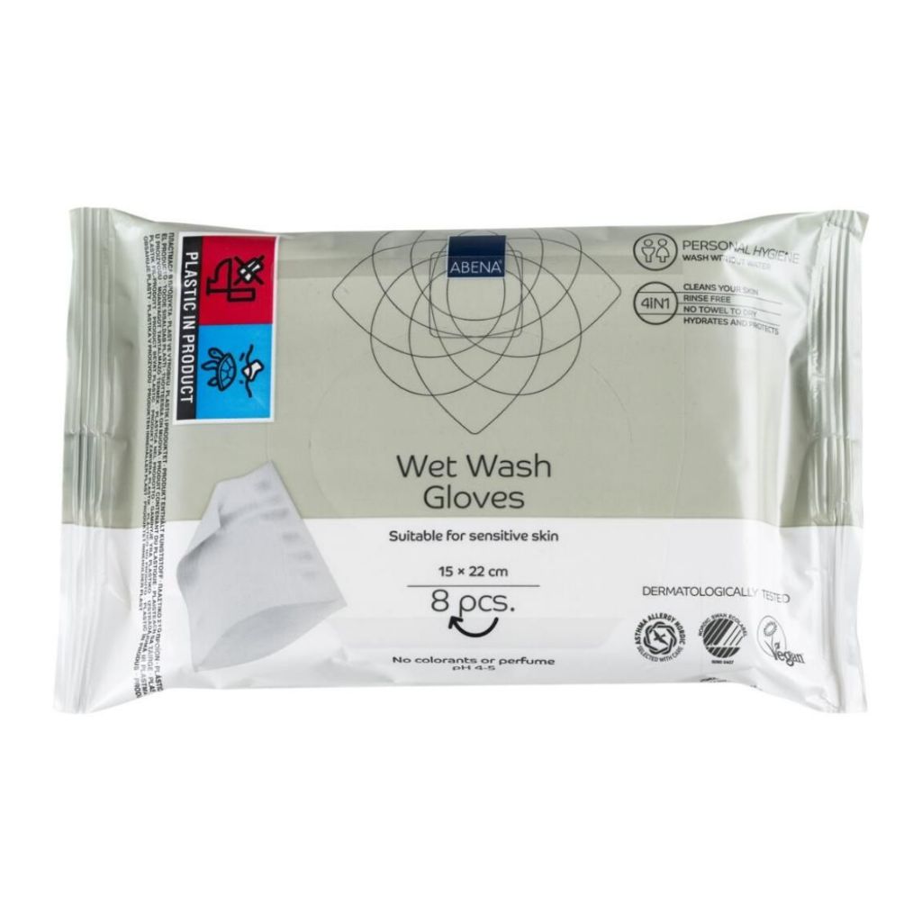Natte washandschoen | ABENA | 8 st.