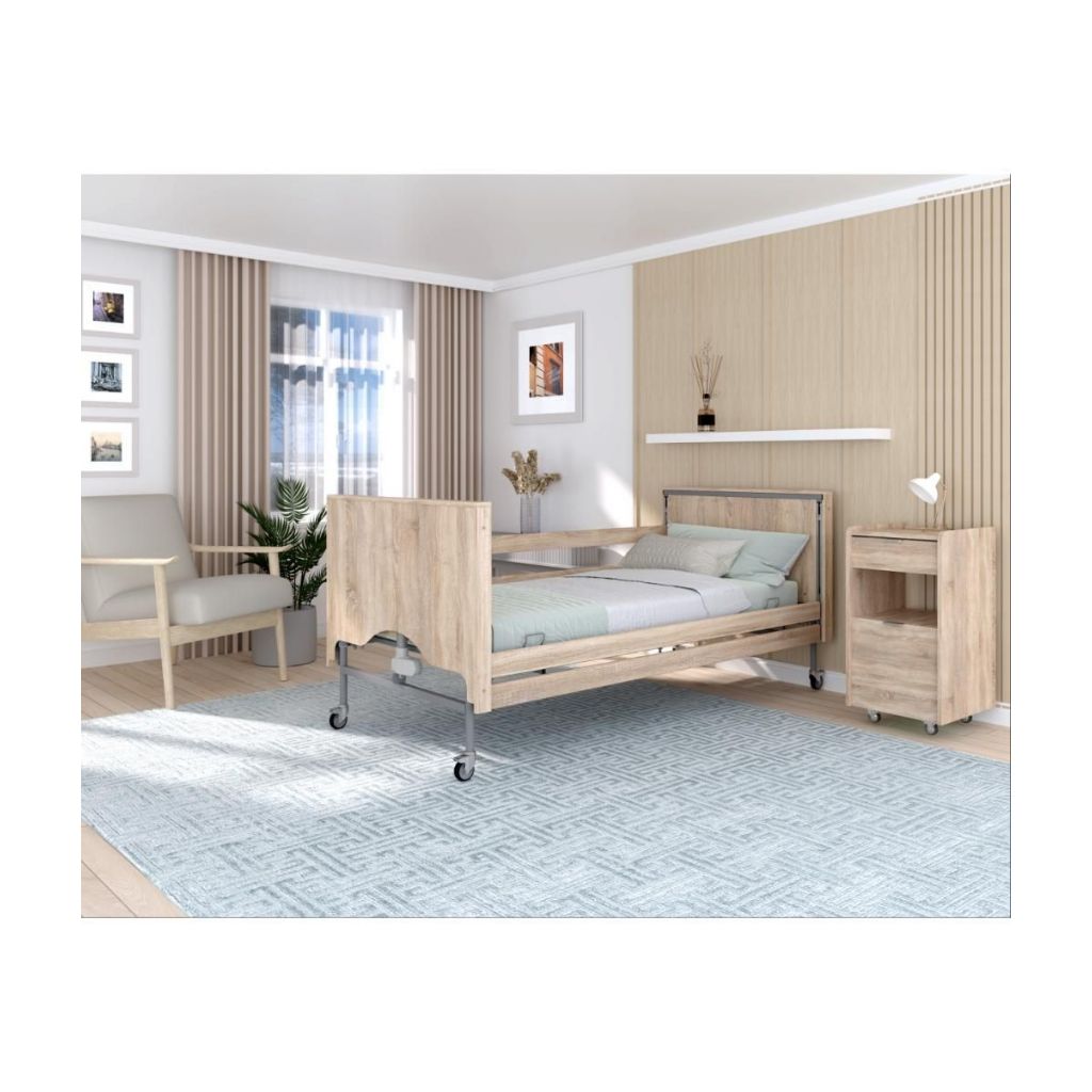 DREAM TIM DELUXE elektrisch verzorgingsbed - Eik