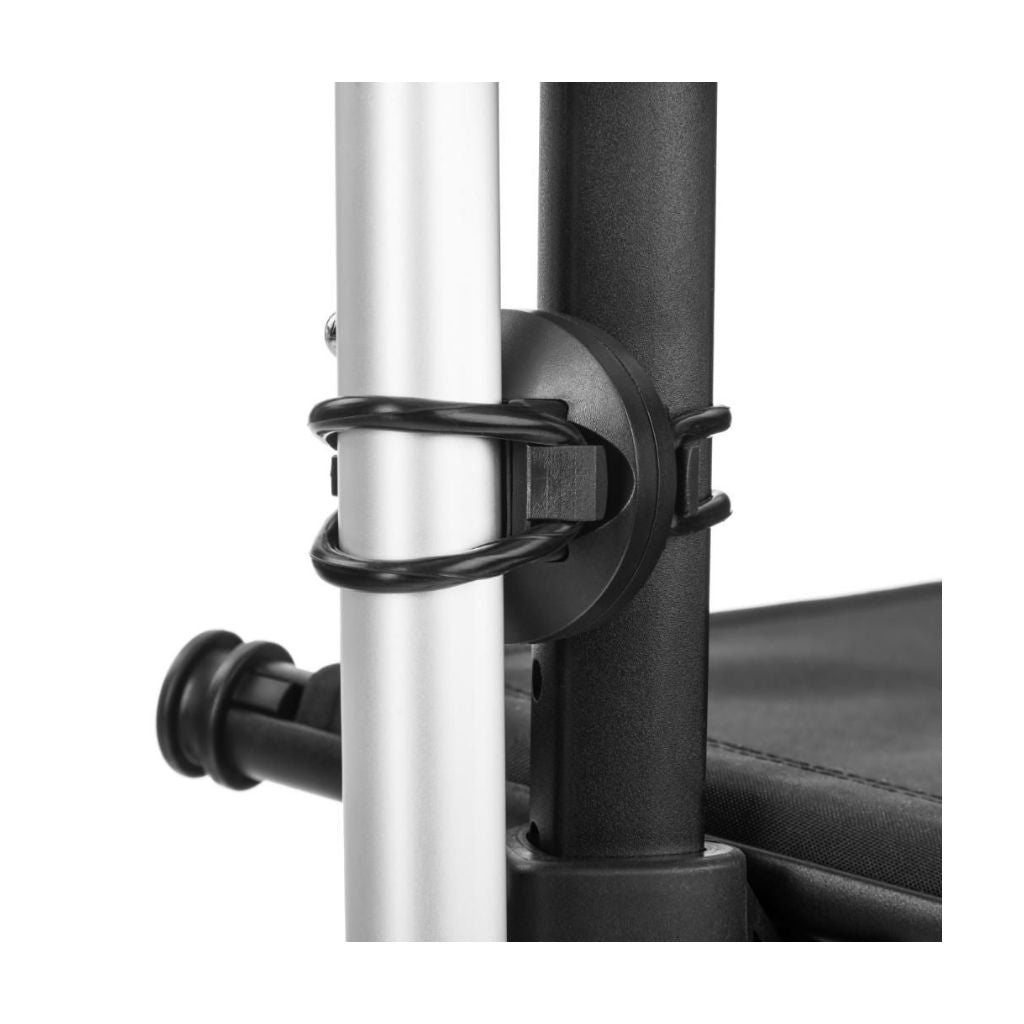 FUTURO BLACK | Koolstofvezelrollator 5,3 kg | Zachte wielen