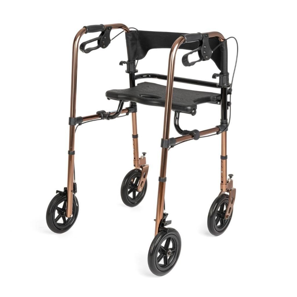 DEFENDER - 4 - 4-wielige rollator met zitting en remmen