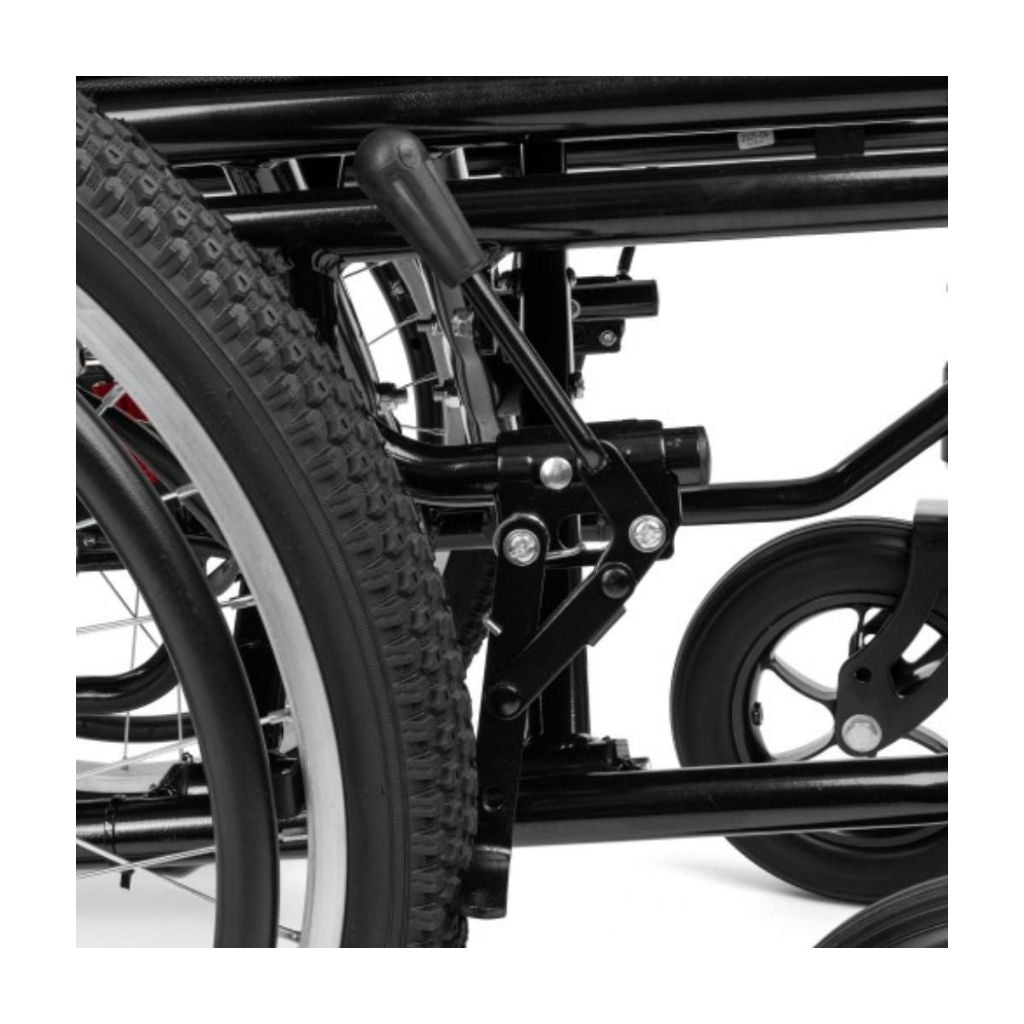 ELECTRIC TIM el - rolstoel incl. joystick voor begeleider | Grote achterwielen