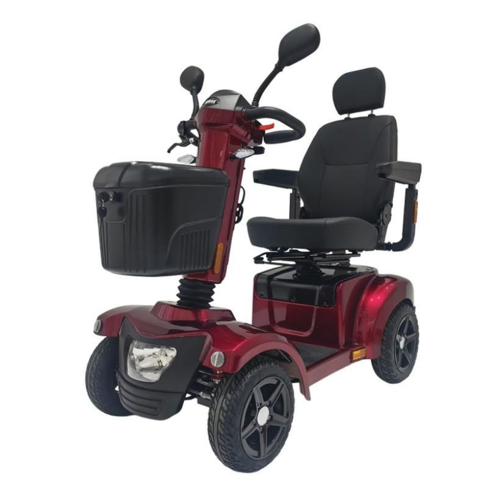 PERSEUS RED elektrische scooter | 15 km/u | 55 km | luchtbanden