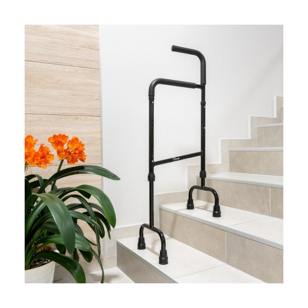 DUOSTEP | Wandelstok met vierpuntsvoet| Trappen & bed