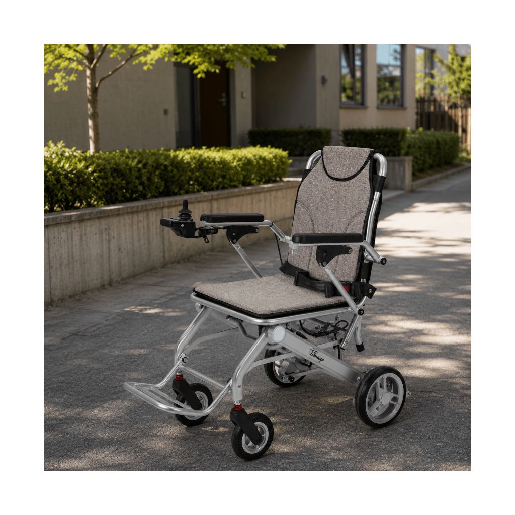 SMART TIM ultralicht elektrische rolstoel | 14,7 kg | Zilver
