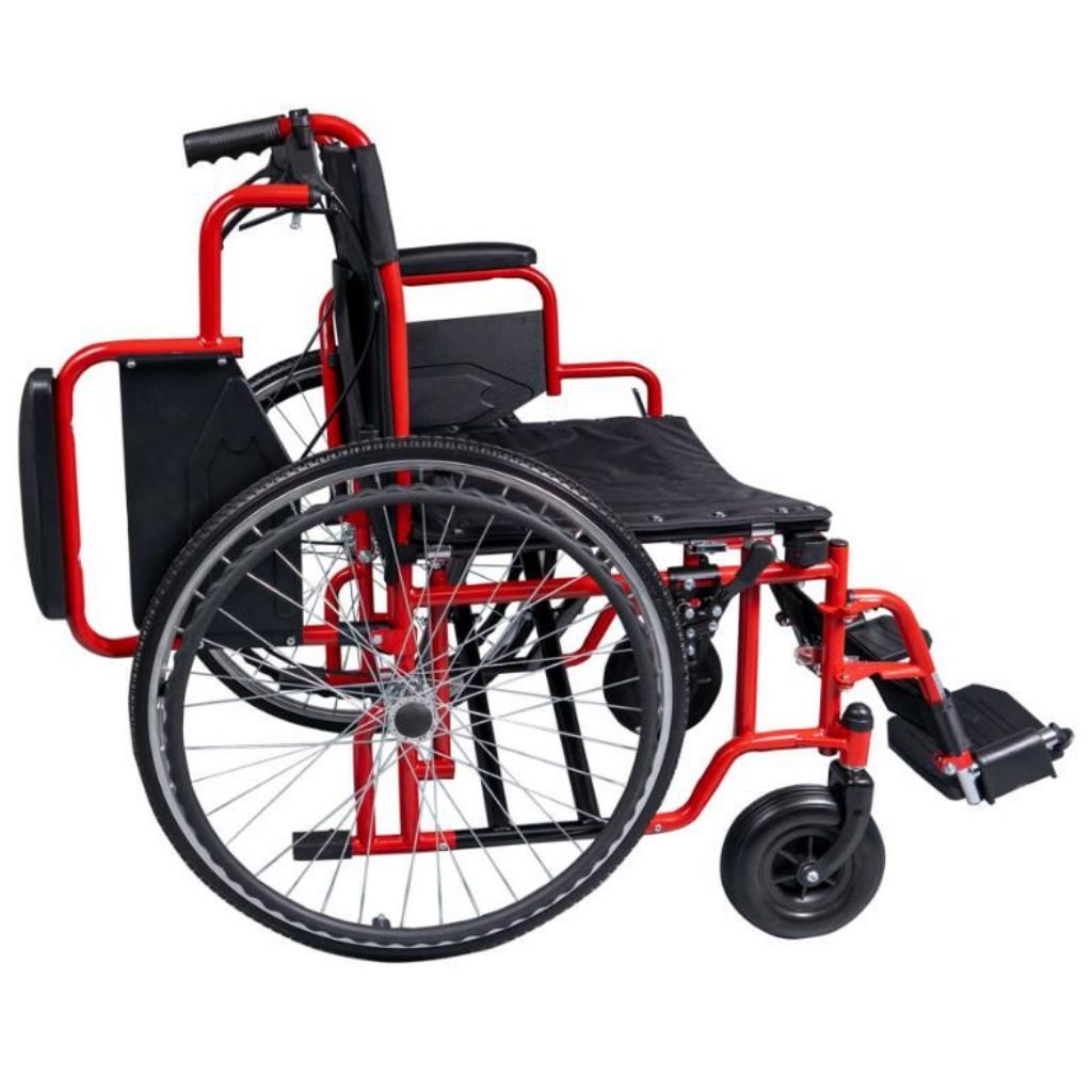 XL rolstoel | 182 kg | Zitbreedte 56 cm | Opvouwbaar
