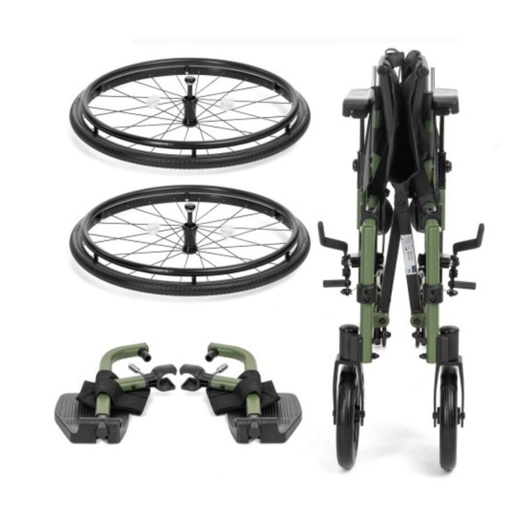FRODO 49 cm | Ultralichte rolstoel - TOPMODEL | Opvouwbare rolstoel | Slechts 11,5 kg