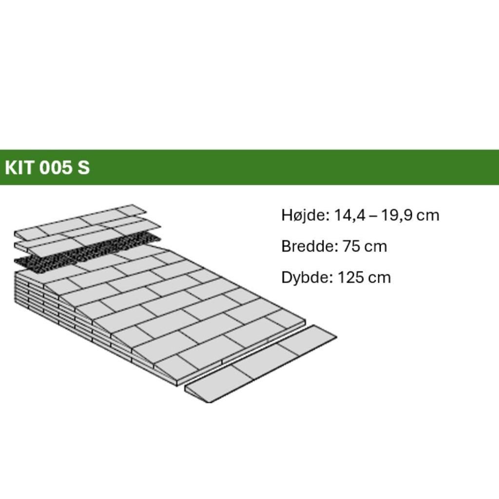 BOUW ZELF - Schuine helling voor buitengebruik (breedte 75 cm)