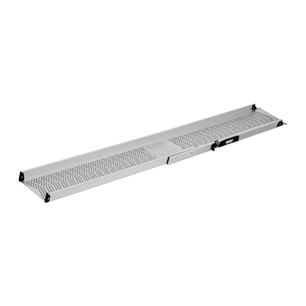 Rolstoeloprijplaten aluminium - uitschuifbaar