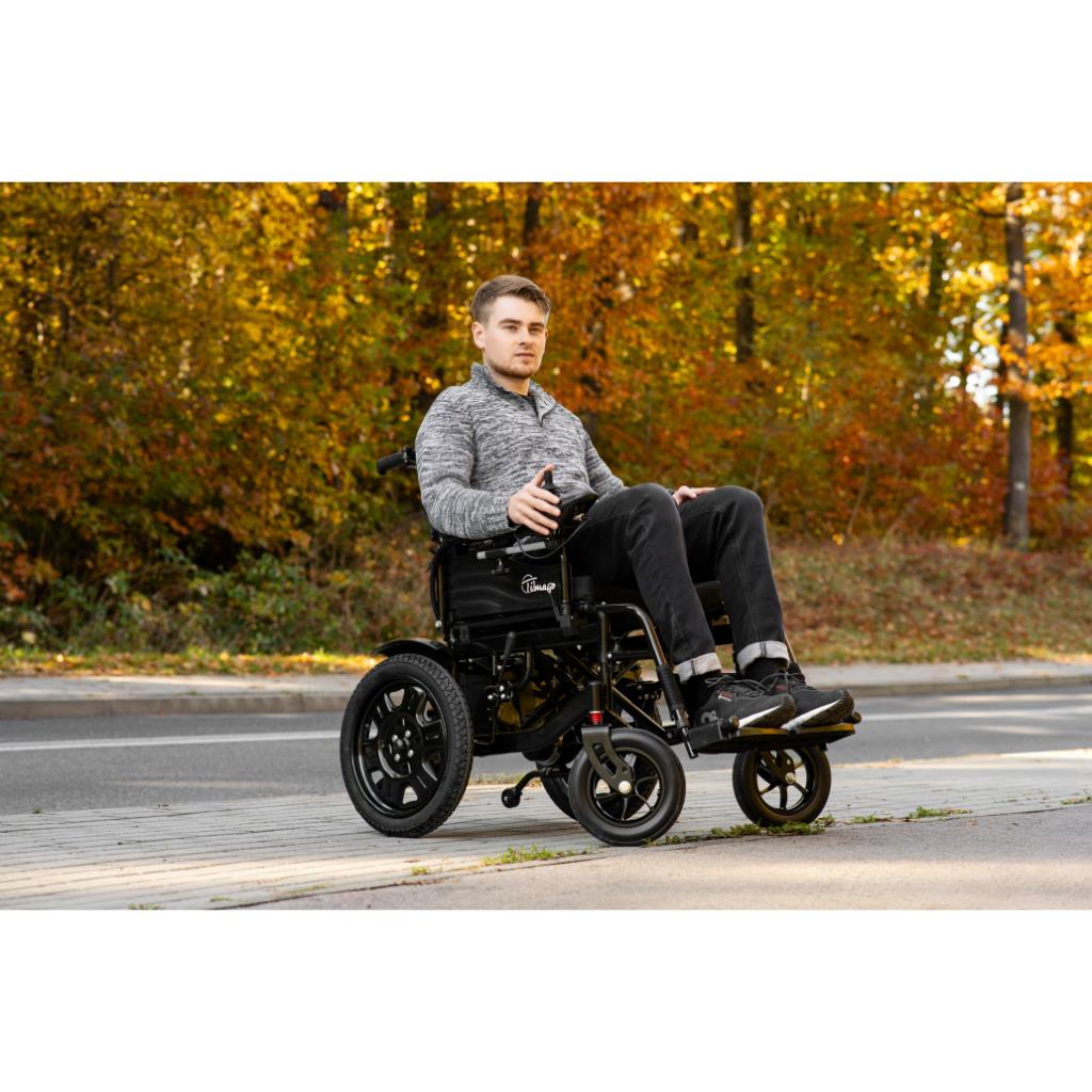 POWER TIM elektrische rolstoel incl. joystick voor begeleider | TIMAGO