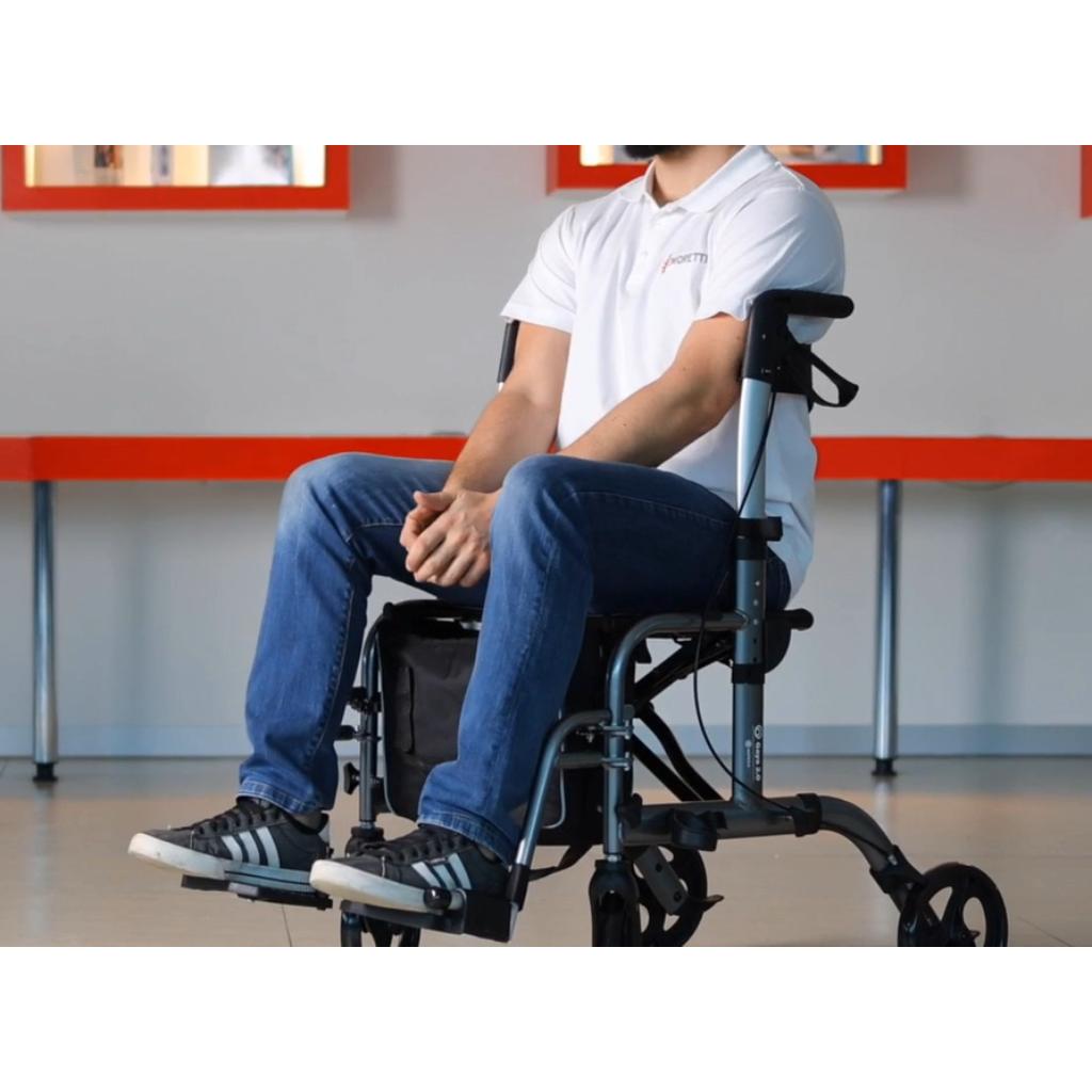 GAYA rolstoel & rollator in 1 | MORETTI