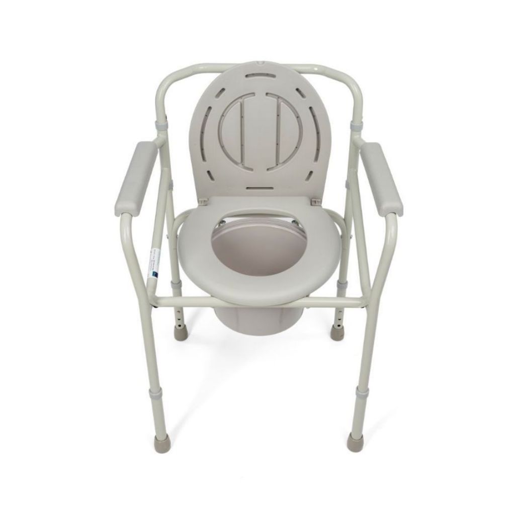 Basis opvouwbare toiletstoel / bekkenstoel