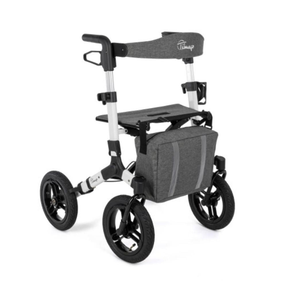 RANGER AIR WHITE rollator met luchtbanden | TIMAGO