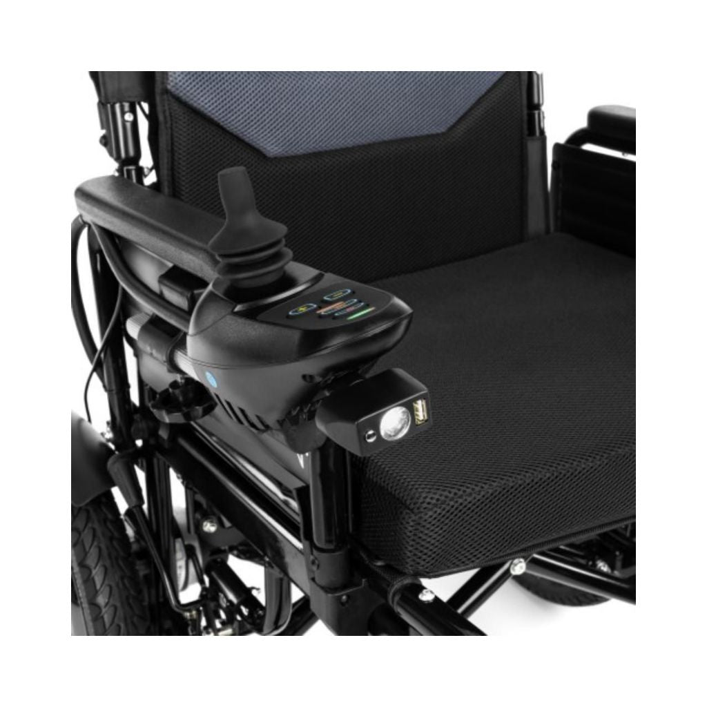 POWER TIM elektrische rolstoel incl. joystick voor begeleider | TIMAGO