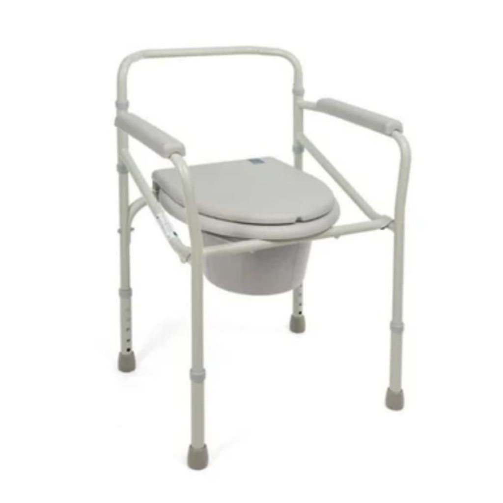 Basis opvouwbare toiletstoel / commode