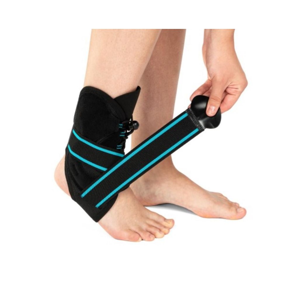 MALLEOTIM Enkelsteunbandage met veters en spalken