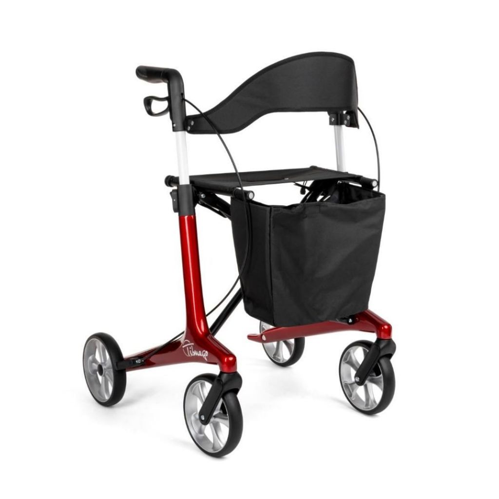 FUTURO ultralichte koolstofvezel rollator 5,3 kg met zachte wielen
