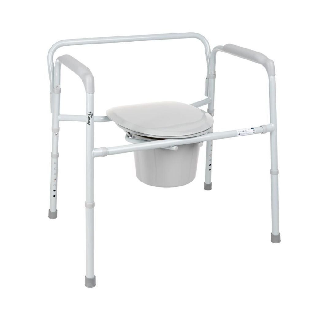 MAXIMUS Basic opvouwbare toiletstoel - gebruikersgewicht 294 kg