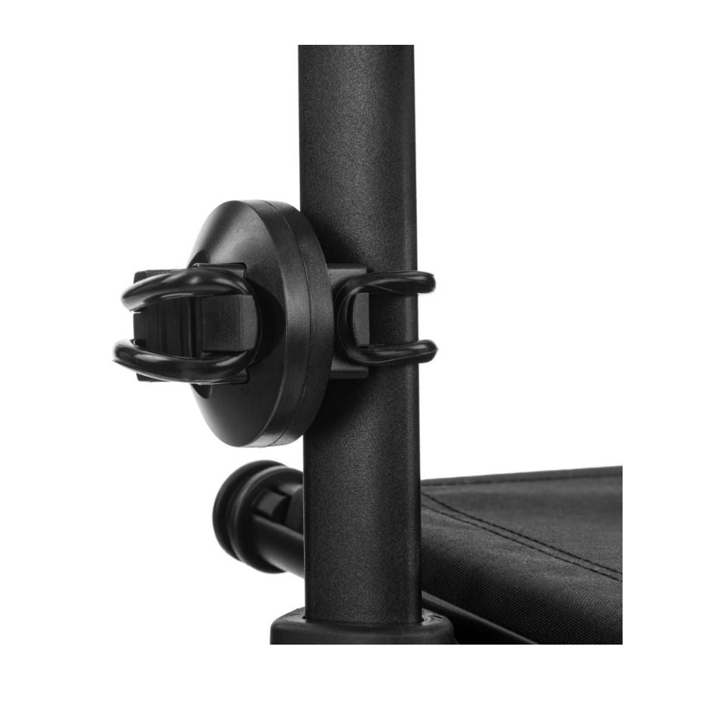 FUTURO BLACK | Koolstofvezelrollator 5,3 kg | Zachte wielen