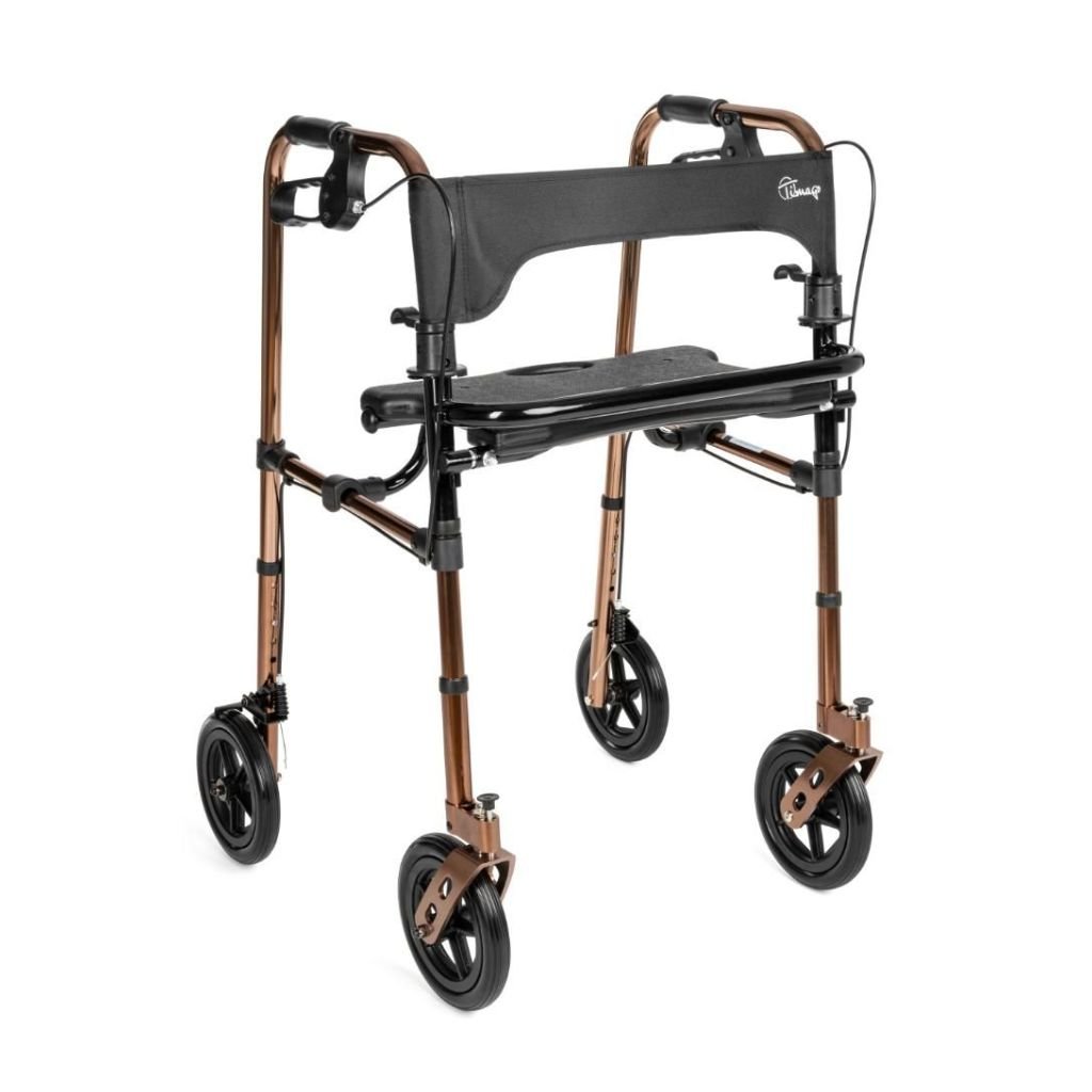 DEFENDER - 4 - 4-wielige rollator met zitting en remmen