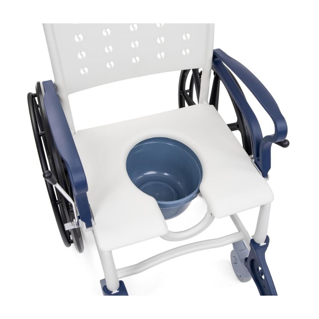 SANI TIM | 4-in-1 | Rolstoel-, transport-, toilet- en badstoel