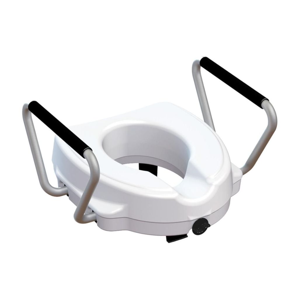 Toiletverhoger met armleuningen | 12,5 cm