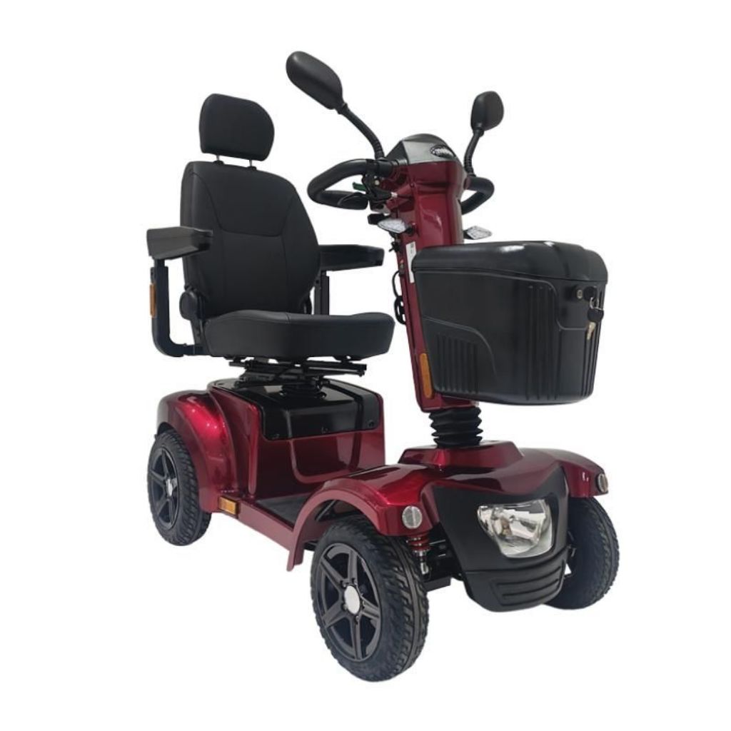 PERSEUS RED Elektrische scooter | 15 km/u | 55 km | Luchtbanden