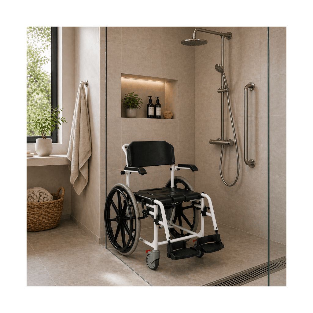 PREMIUM bad- en toiletrolstoel