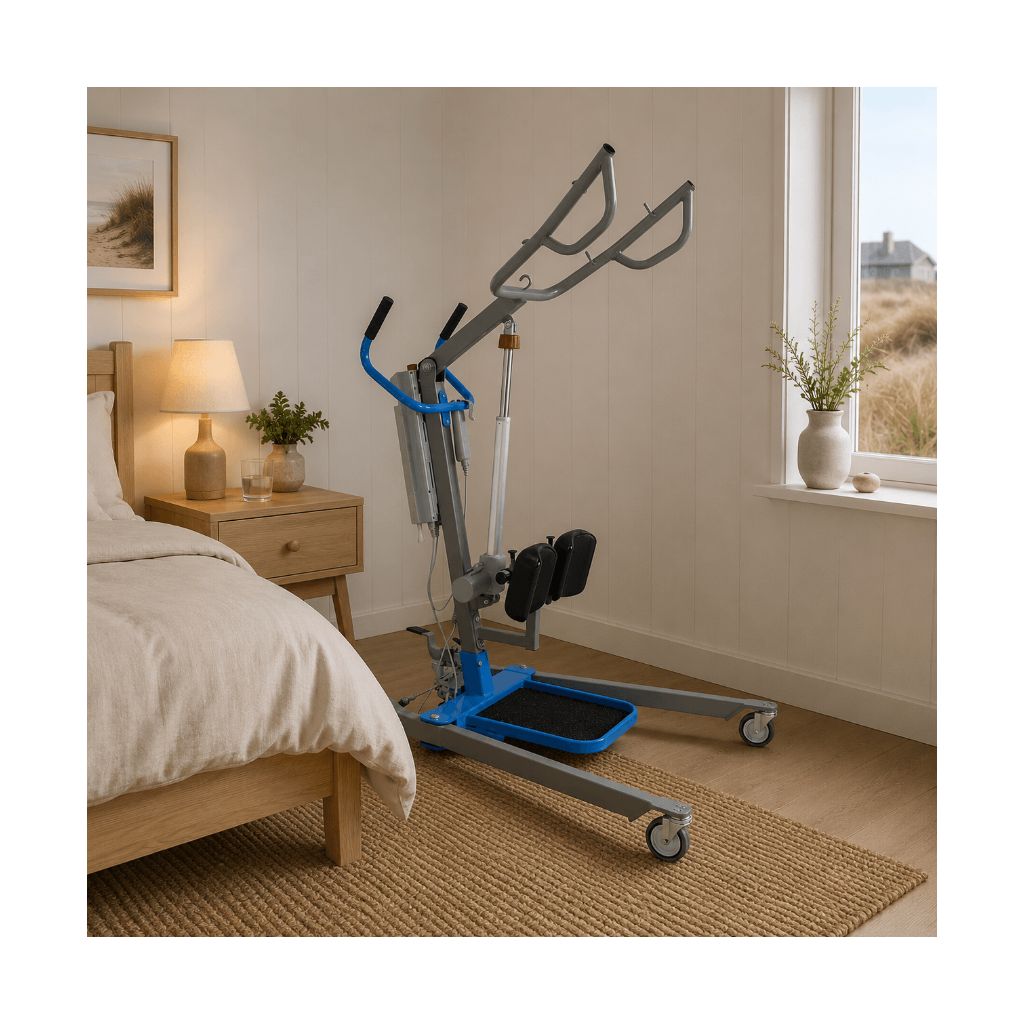 STAND UP Persoonslift incl. tilband | Mobiele stalen lift | 200 kg