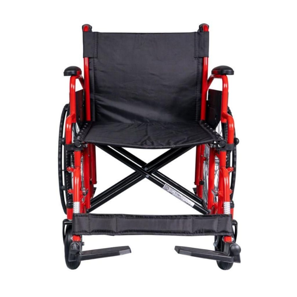 XL rolstoel | 182 kg | Zitbreedte 56 cm | Opvouwbaar