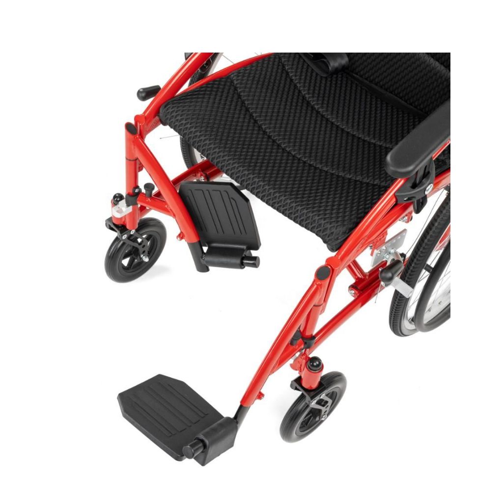 DRIFT TIM RED | Ultralet kørestol | 11,7 kg | Foldbar