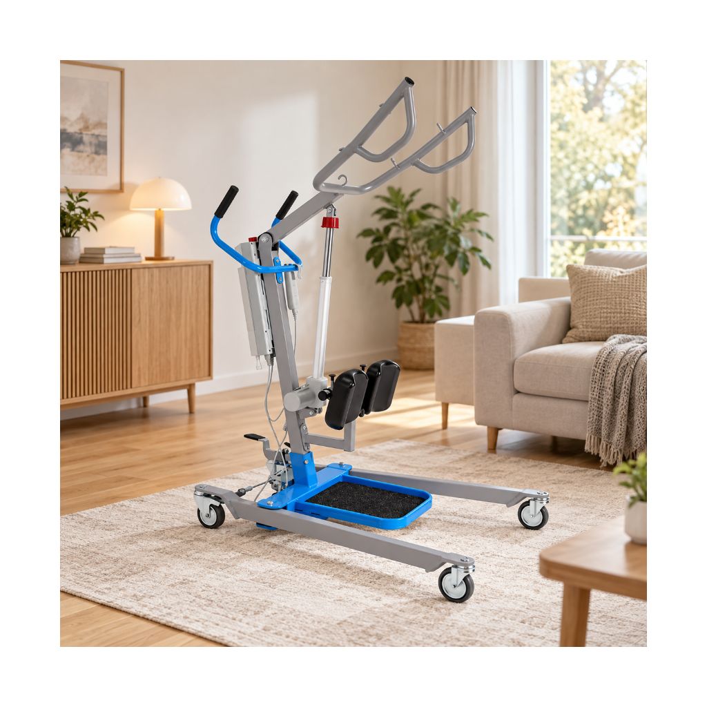 STAND UP Personenlift incl. hijszeil | Mobiele staande lift | 200 kg