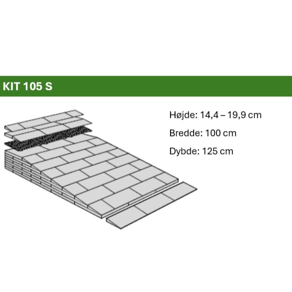BOUW ZELF - Schuine ramp voor buitengebruik (breedte 100 cm)